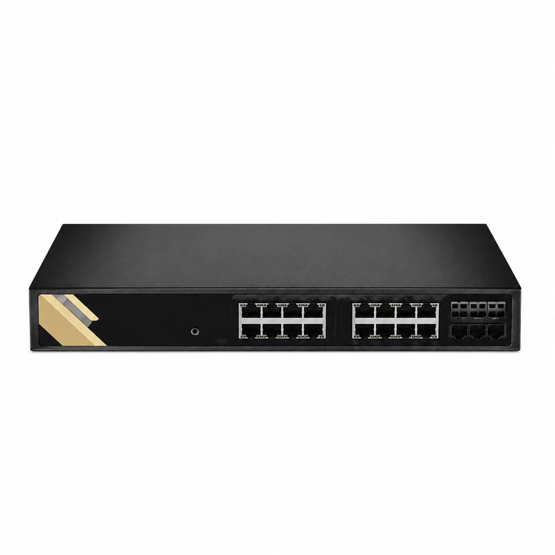 SPB-5162-16G2GS-SD Conmutador PoE no gestionado totalmente Gigabit para empresas