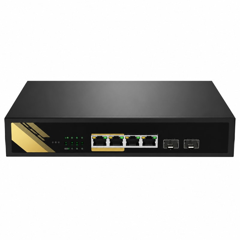SPB-8042-04H2XS-SA Conmutador PoE no gestionado comercial