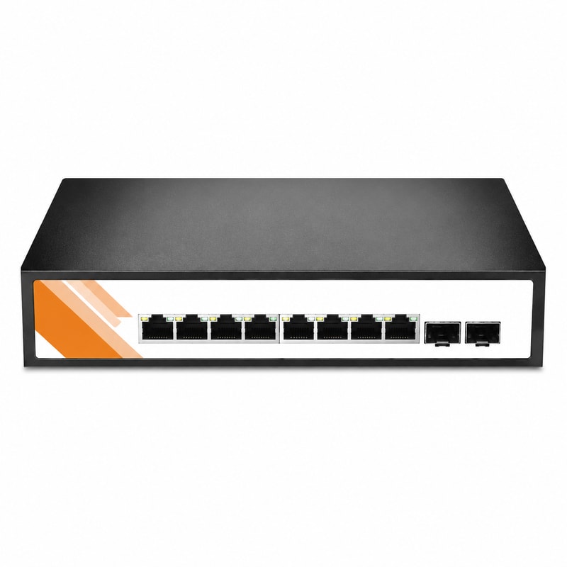 SPC-5082-08G2GS-IC Conmutador PoE totalmente Gigabit no gestionado para videovigilancia