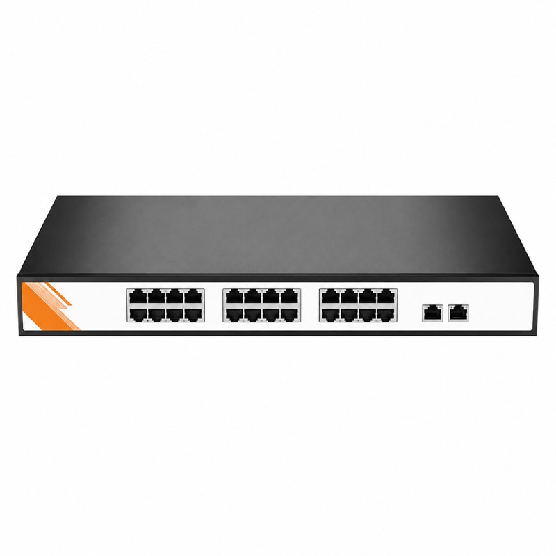 Switch PoE no gestionado con enlace ascendente Gigabit SPC-5262-24F2G2GS-IE