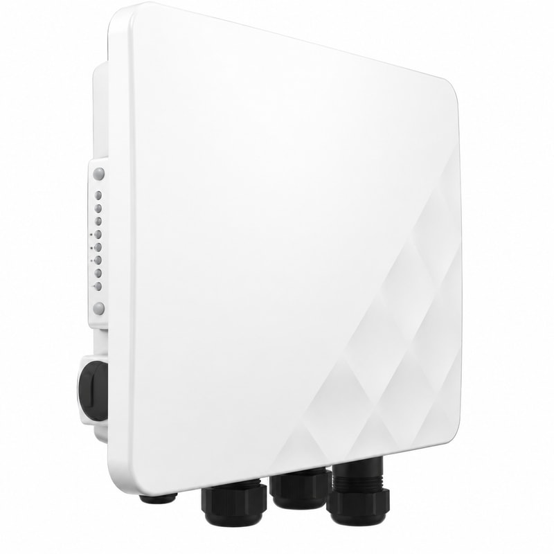 Puente inalámbrico de transmisión de largo alcance con antena opcional WB5axH6-N