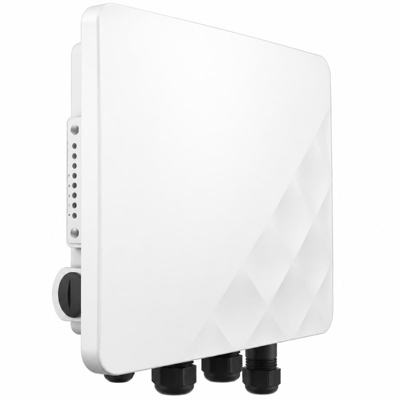Puente inalámbrico de transmisión de largo alcance con antena opcional WB6axH6-N